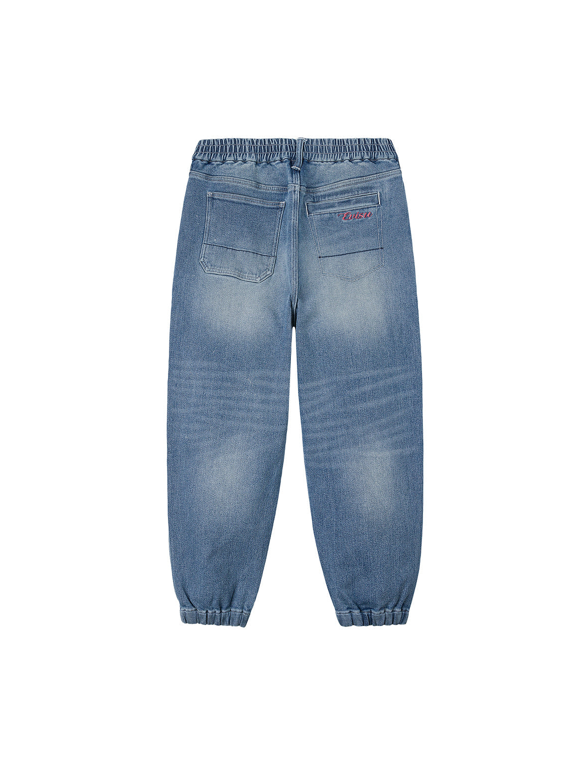 Henohenomohe Godhead Print Loose Fit Denim Joggers